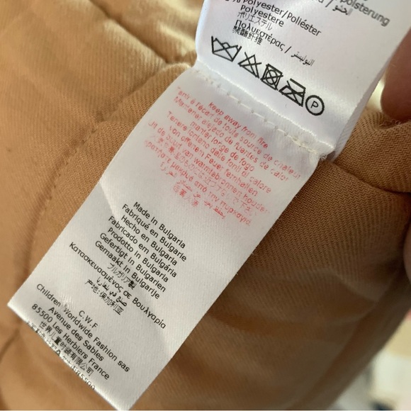 Chloé Virgin Wool Baby Pink Faux Fur Hooded Coat Girls Insulated Gold Chloe Cute - Picture 12 of 15